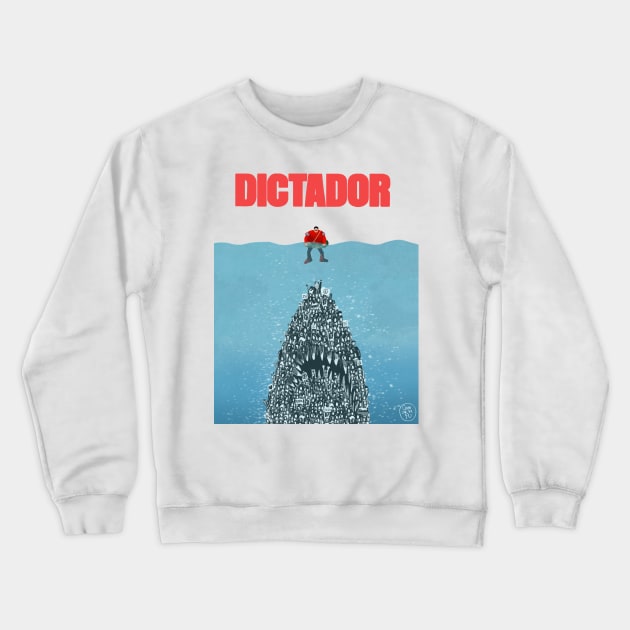 Dictador Maduro Jaws Crewneck Sweatshirt by camdelafu